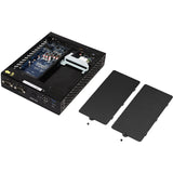 Shuttle XPC DS77U3 Barebone System - Slim PC - Intel Core i3 7th Gen i3-7100U 2.40 GHz