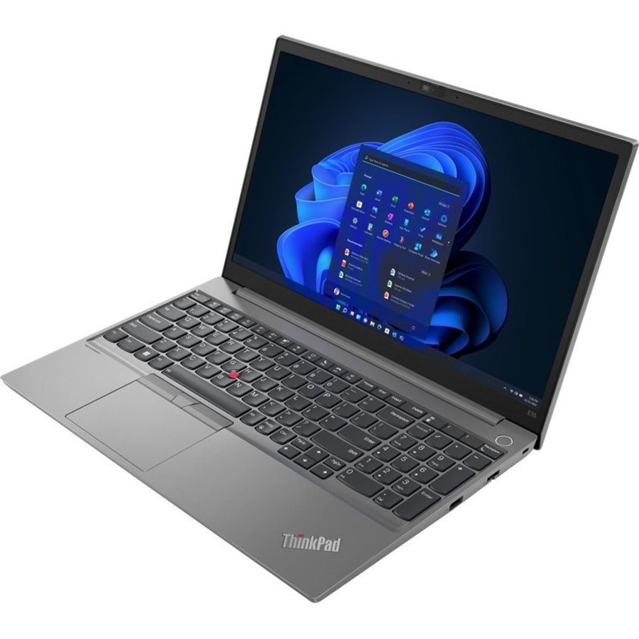 Lenovo ThinkPad E15 Gen 4 21E6007GUS 15.6" Notebook - Full HD - 1920 x 1080 - Intel Core i7 12th Gen i7-1255U Deca-core (10 Core) - 16 GB Total RAM - 8 GB On-board Memory - 512 GB SSD - Mineral Metallic