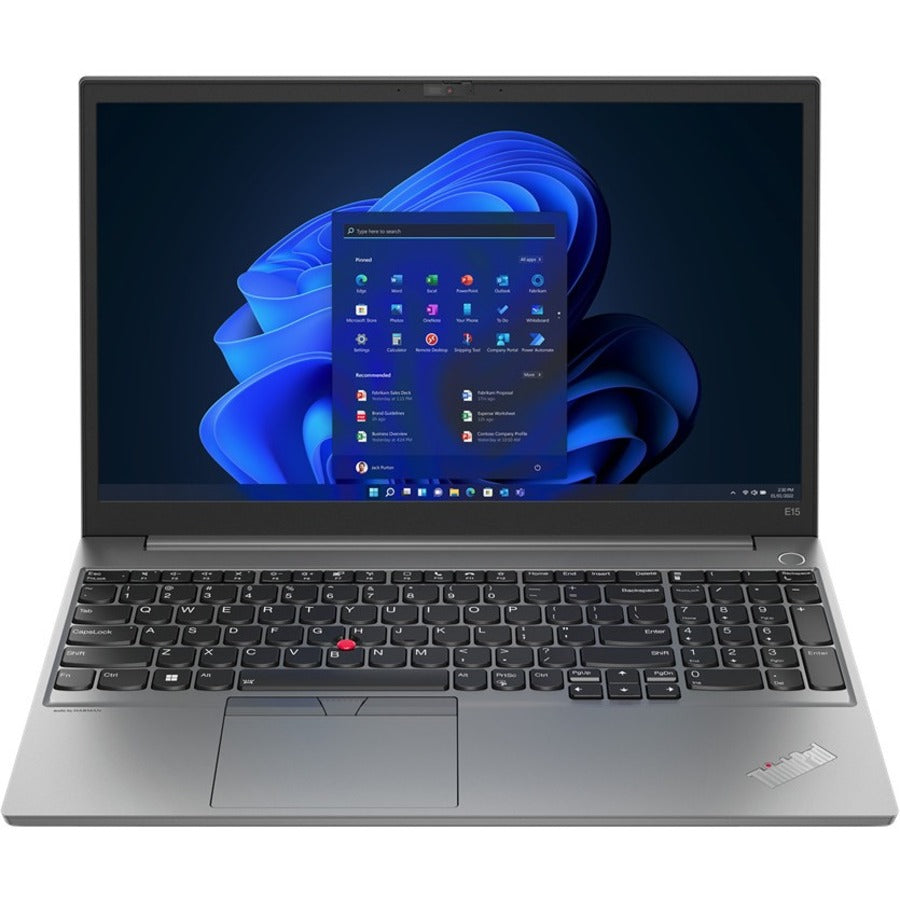 Lenovo ThinkPad E15 Gen 4 21E6007GUS 15.6" Notebook - Full HD - 1920 x 1080 - Intel Core i7 12th Gen i7-1255U Deca-core (10 Core) - 16 GB Total RAM - 8 GB On-board Memory - 512 GB SSD - Mineral Metallic