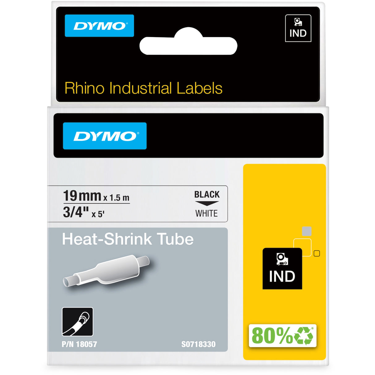 Dymo Rhino Heat Shrink Tube Labels