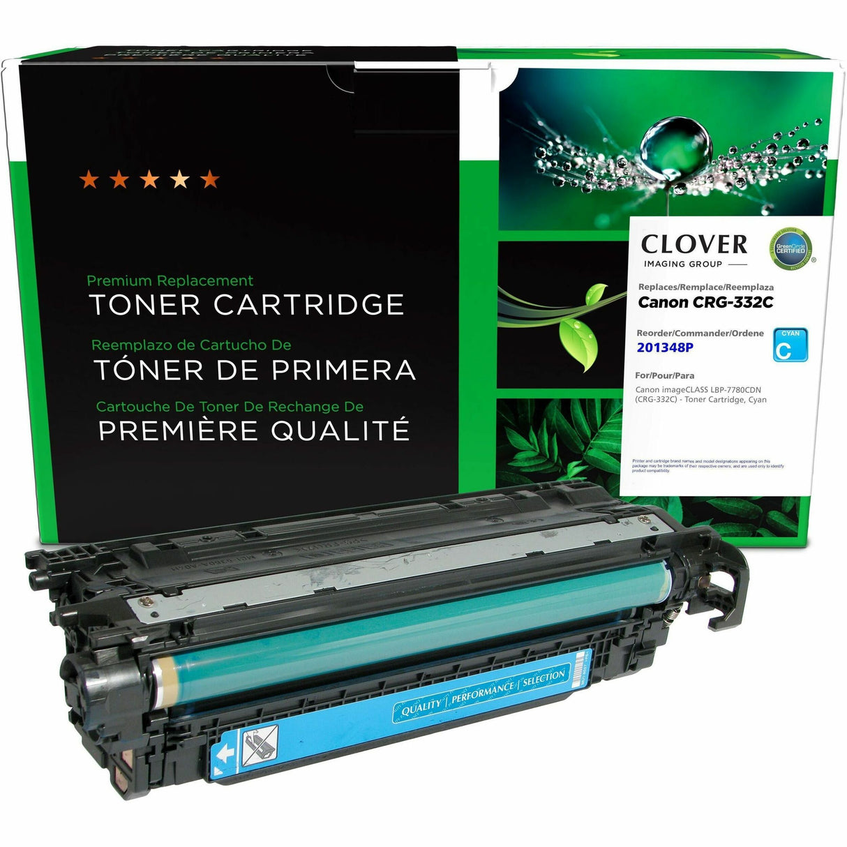 Office Depot; Brand Remanufactured Cyan Toner Cartridge Replacement For Canon; CRG-332, ODCRG332C