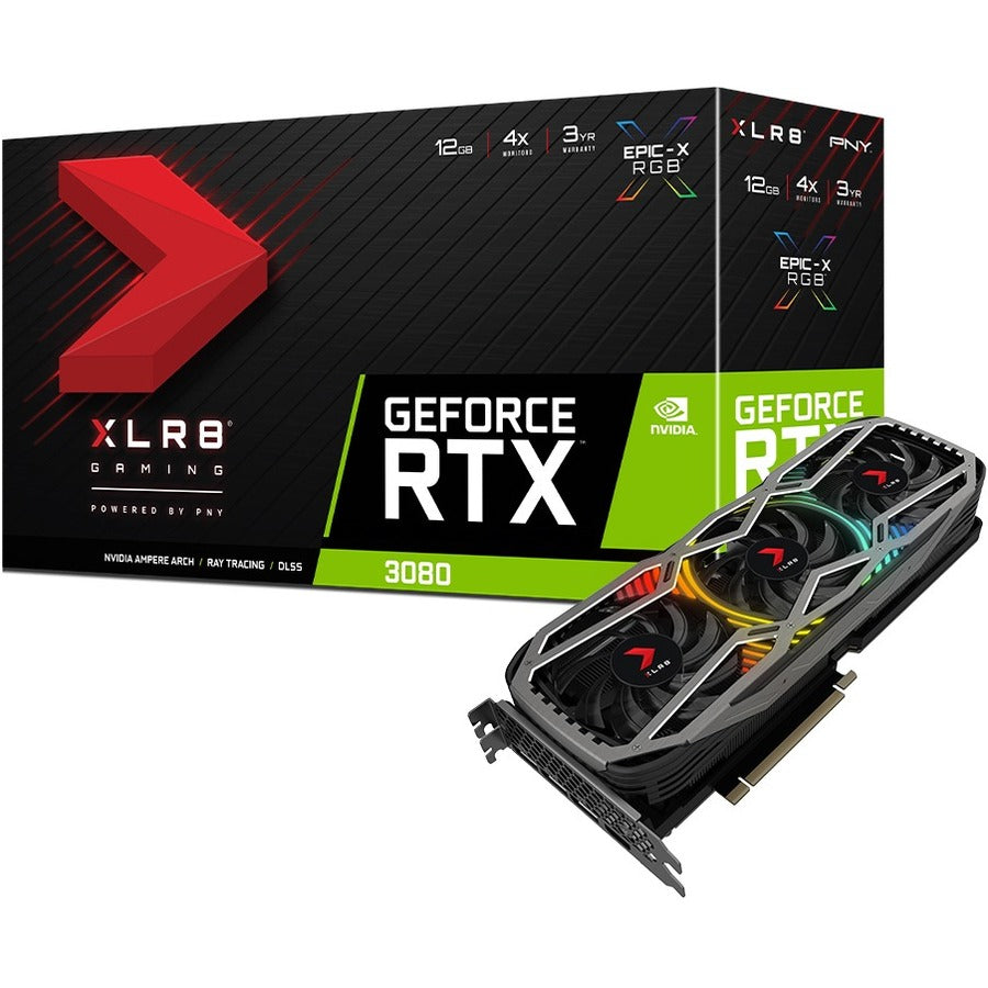 PNY NVIDIA GeForce RTX 3080 Graphic Card - 12 GB GDDR6X