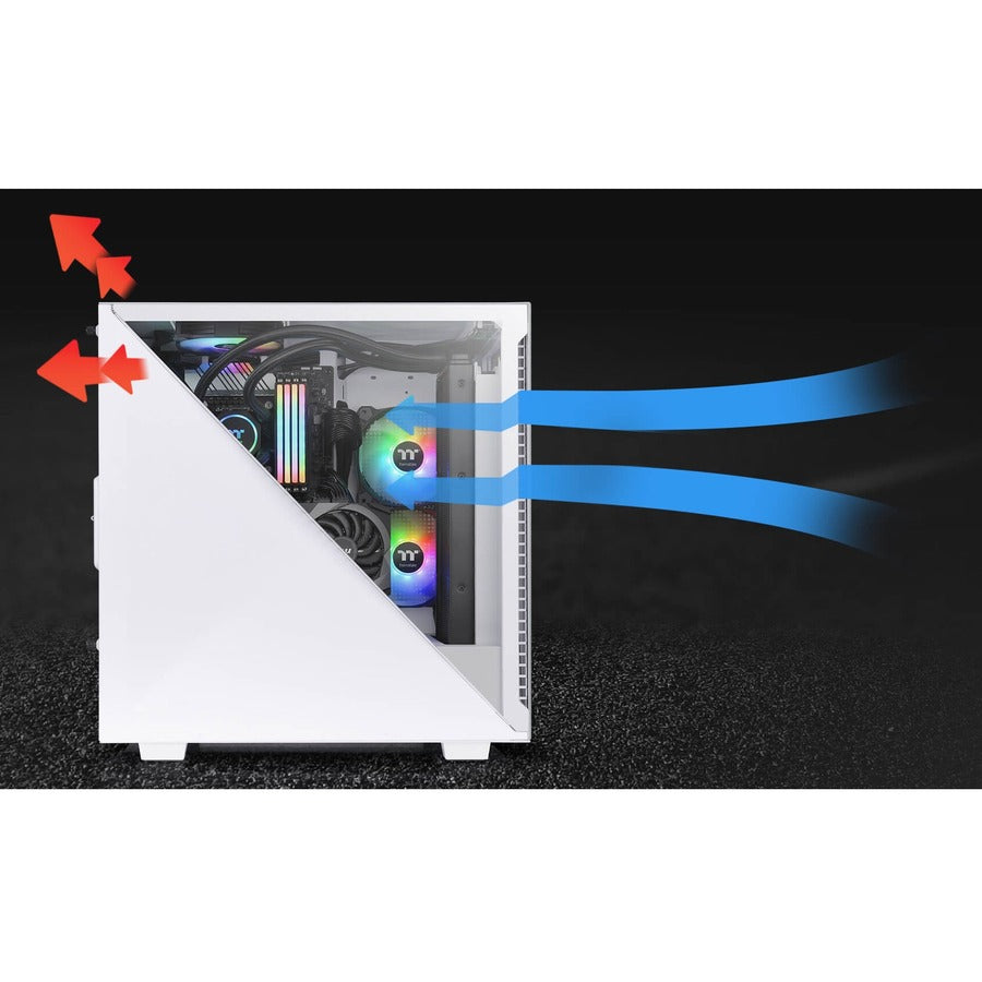 Thermaltake Divider 300 TG Snow ARGB Mid Tower Chassis