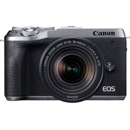 Canon EOS M6 Mark II 32.5 Megapixel Mirrorless Camera with Lens - 0.71" - 5.91" - Silver