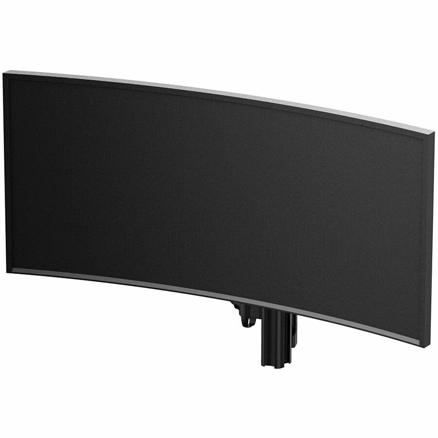 Atdec heavy dynamic monitor arm desk mount - Black - Flat and Curved up to 49in - VESA 75x75, 100x100