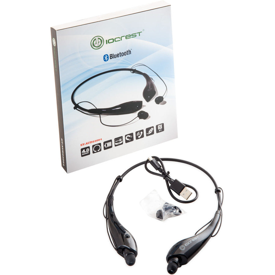 IO Crest Neck-Hook Bluetooth Stereo In Ear Headset