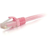 C2G-30ft Cat5e Snagless Unshielded (UTP) Network Patch Cable - Pink