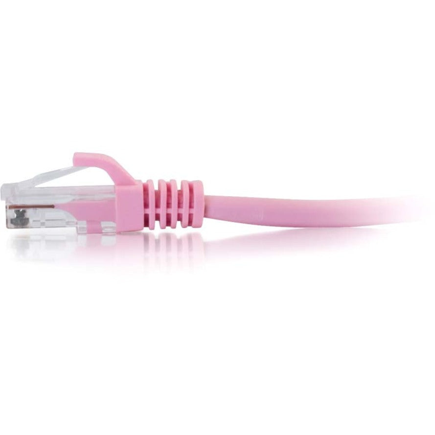 C2G-30ft Cat5e Snagless Unshielded (UTP) Network Patch Cable - Pink