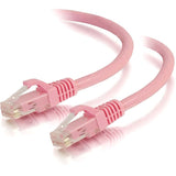 C2G-30ft Cat5e Snagless Unshielded (UTP) Network Patch Cable - Pink