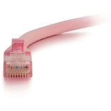 C2G-30ft Cat5e Snagless Unshielded (UTP) Network Patch Cable - Pink