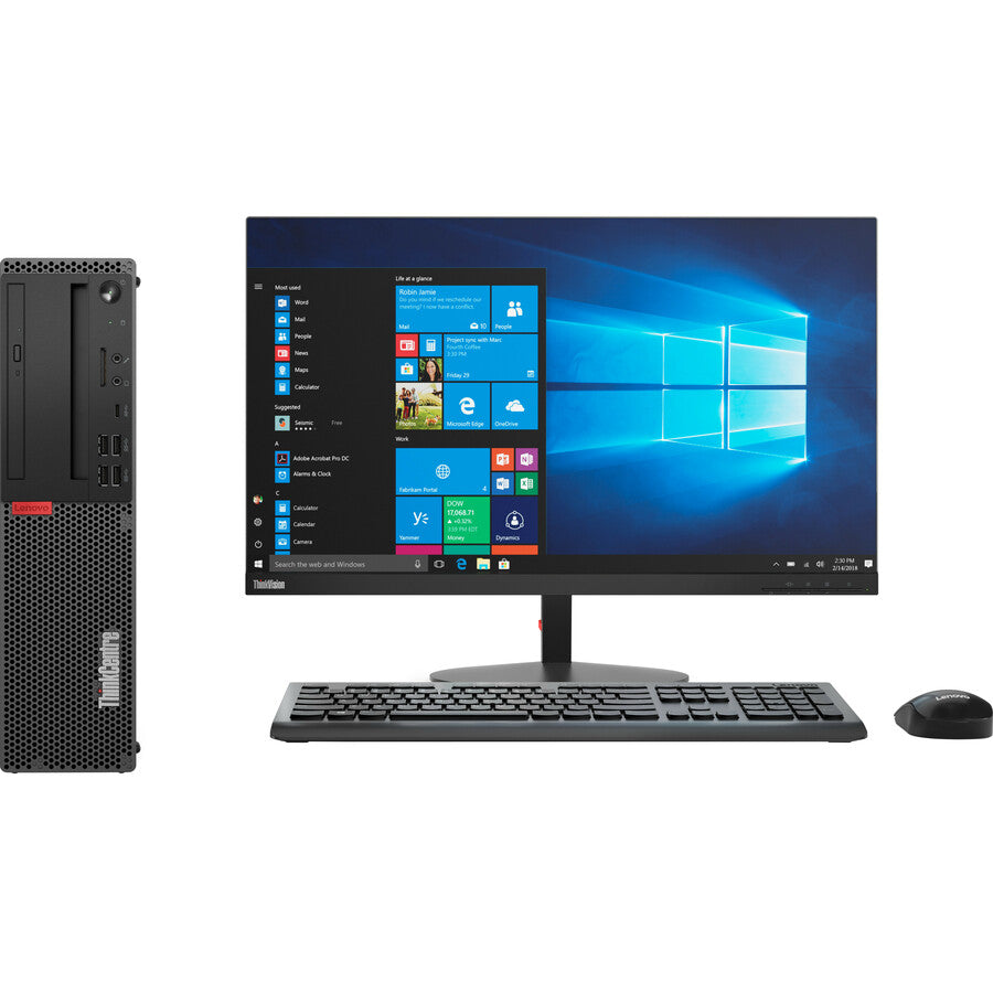 Lenovo ThinkCentre M920s 10SJ000MUS Desktop Computer - Intel Core i7 8th Gen i7-8700 3.20 GHz - 8 GB RAM DDR4 SDRAM - 1 TB HDD - Small Form Factor