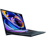 Asus ZenBook Pro Duo 15 OLED UX582 UX582ZM-XS96T 15.6" Touchscreen Notebook - 4K UHD - 3840 x 2160 - Intel Core i9 12th Gen i9-12900H Tetradeca-core (14 Core) 2.50 GHz - 32 GB Total RAM - 32 GB On-board Memory - 1 TB SSD - Celestial Blue