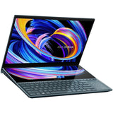 Asus ZenBook Pro Duo 15 OLED UX582 UX582ZM-XS96T 15.6" Touchscreen Notebook - 4K UHD - 3840 x 2160 - Intel Core i9 12th Gen i9-12900H Tetradeca-core (14 Core) 2.50 GHz - 32 GB Total RAM - 32 GB On-board Memory - 1 TB SSD - Celestial Blue