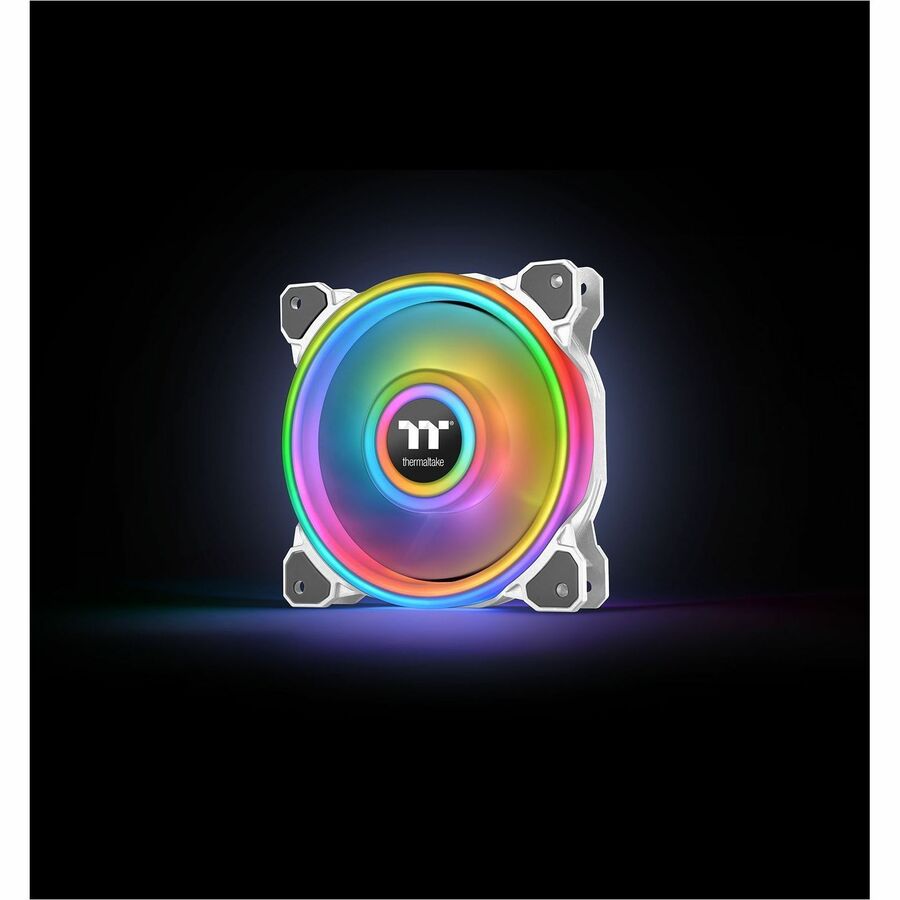 Thermaltake Riing Quad 12 RGB Radiator Fan TT Premium Edition 3 Pack - White - 3 Pack