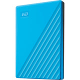 WD My Passport WDBYVG0010BBL-WESN 1 TB Portable Hard Drive - External - Sky