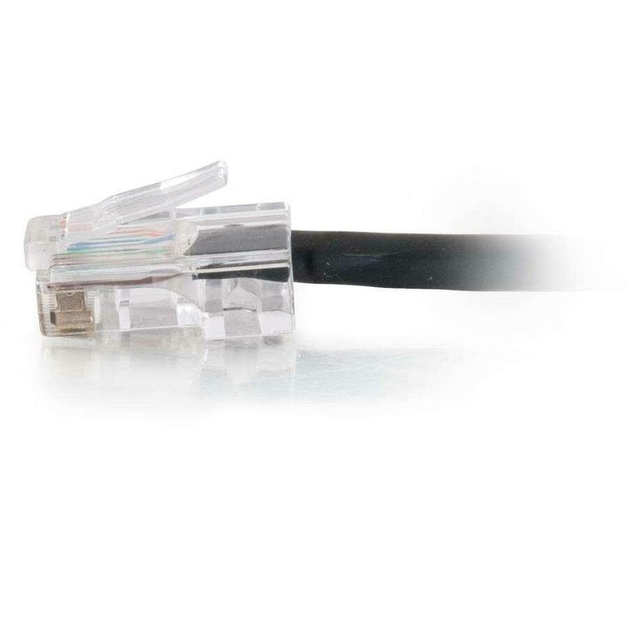 C2G 14ft Cat5e Non-Booted Unshielded (UTP) Network Patch Cable (Plenum Rated) - Black