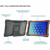 Shield Extreme-X2 for iPad 9 10.2" (Fits iPad 7/8/9) (Orange Bezel-Gray Case)