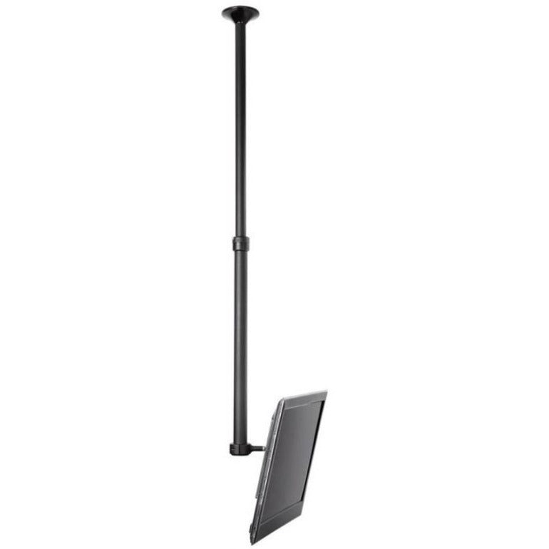 Atdec ceiling mount for medium display, long pole - Loads up to 55lb - Black - VESA 200x200