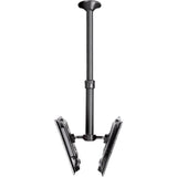 Atdec ceiling mount for medium display, long pole - Loads up to 55lb - Black - VESA 200x200