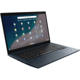 Lenovo ThinkPad C14 Gen 1 21C9000GUS 14" Chromebook - Full HD - 1920 x 1080 - Intel Core i5 12th Gen i5-1245U Deca-core (10 Core) - 8 GB Total RAM - 8 GB On-board Memory - 256 GB SSD - Abyss Blue