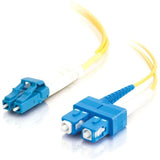 C2G 10m LC-SC 9/125 Duplex Single Mode OS2 Fiber Cable - Yellow - 33ft