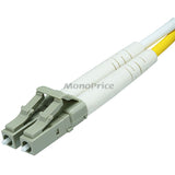 Monoprice 10Gb Fiber Optic Cable, LC/LC, Multi Mode, Duplex - 5 Meter (50/125 Type) - Aqua