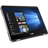 Asus VivoBook Flip 14 TP401 TP401MA-YS02 14" Touchscreen Convertible Notebook - 1920 x 1080 - Intel Celeron N4000 Dual-core (2 Core) 1.10 GHz - 4 GB Total RAM - 64 GB Flash Memory - Light Gray