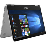 Asus VivoBook Flip 14 TP401 TP401MA-YS02 14" Touchscreen Convertible Notebook - 1920 x 1080 - Intel Celeron N4000 Dual-core (2 Core) 1.10 GHz - 4 GB Total RAM - 64 GB Flash Memory - Light Gray