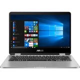 Asus VivoBook Flip 14 TP401 TP401MA-YS02 14" Touchscreen Convertible Notebook - 1920 x 1080 - Intel Celeron N4000 Dual-core (2 Core) 1.10 GHz - 4 GB Total RAM - 64 GB Flash Memory - Light Gray