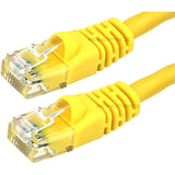 Monoprice Cat5e 24AWG UTP Ethernet Network Patch Cable, 50ft Yellow