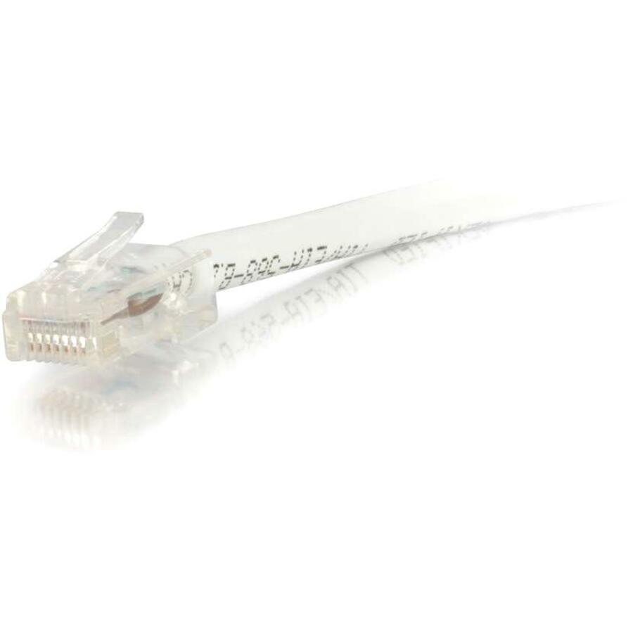 C2G 14ft Cat5e Non-Booted Unshielded (UTP) Network Patch Cable - White