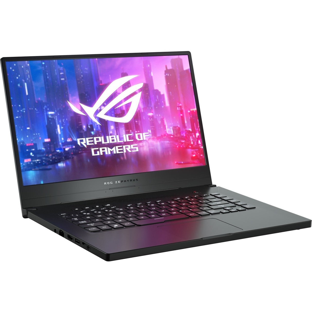 Asus ROG Zephyrus G GA502 GA502DU-PB73 15.6" Gaming Notebook - 1920 x 1080 - AMD Ryzen 7 3750H 2.30 GHz - 8 GB Total RAM - 512 GB SSD - Metallic Black