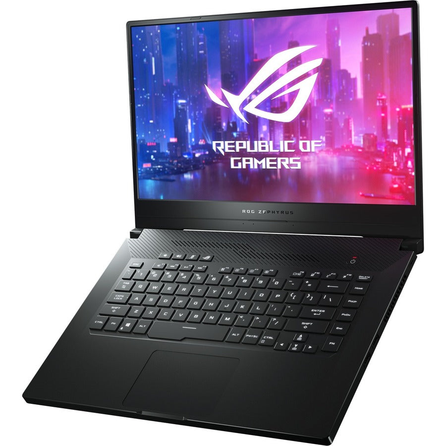 Asus ROG Zephyrus G GA502 GA502DU-PB73 15.6" Gaming Notebook - 1920 x 1080 - AMD Ryzen 7 3750H 2.30 GHz - 8 GB Total RAM - 512 GB SSD - Metallic Black