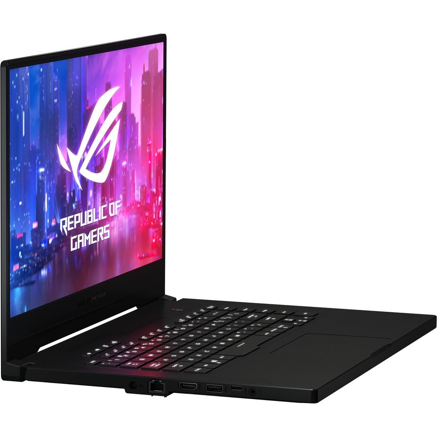 Asus ROG Zephyrus G GA502 GA502DU-PB73 15.6" Gaming Notebook - 1920 x 1080 - AMD Ryzen 7 3750H 2.30 GHz - 8 GB Total RAM - 512 GB SSD - Metallic Black