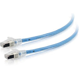 C2G 250ft HDBaseT Cat6a Cable with Discontinuous Shielding - Plenum - Blue