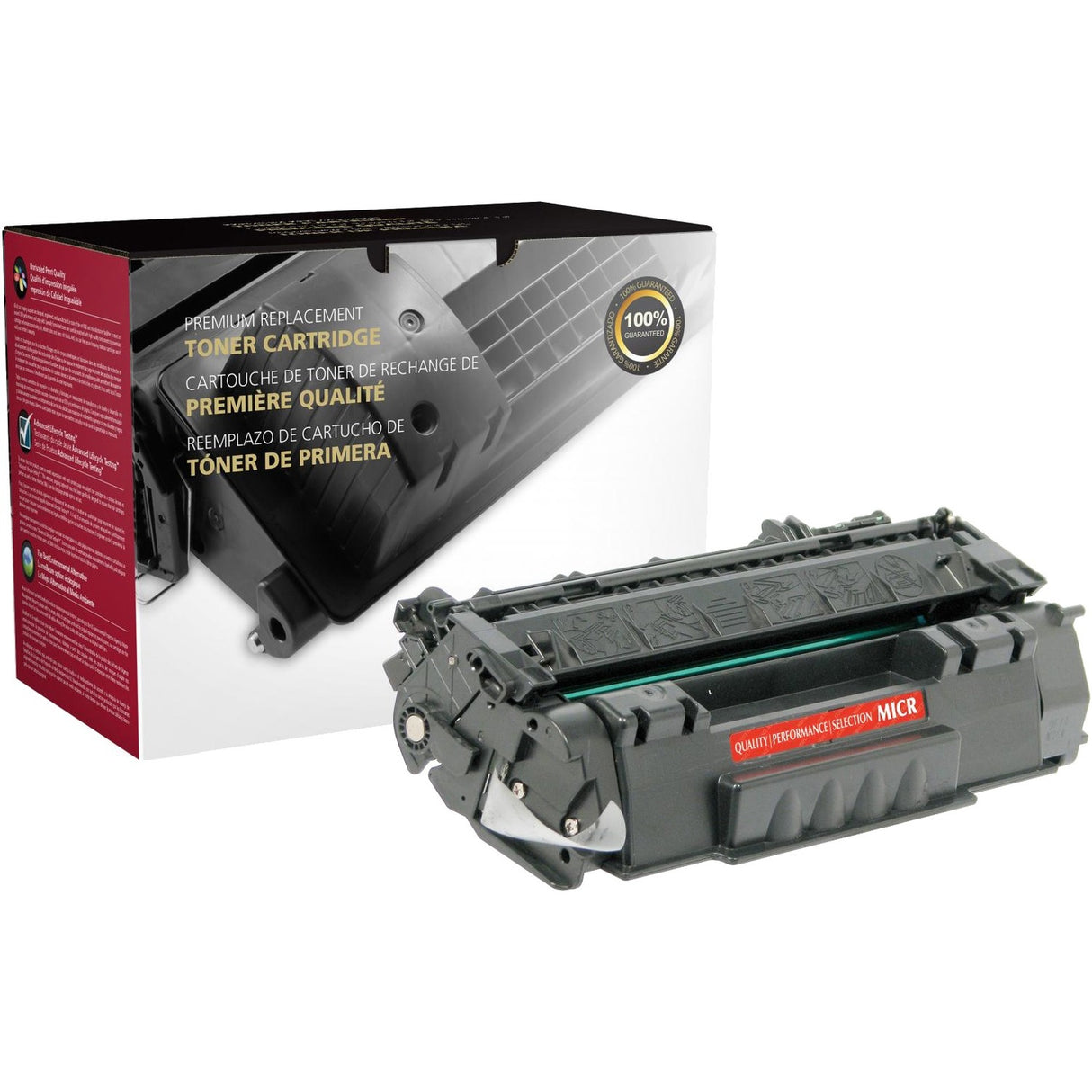 Clover Technologies Remanufactured MICR Toner Cartridge - Alternative for HP, Troy, Atos 53A, 53X (Q7553A, Q75, Q75(M), Q7553A(M), Q7553X, 02-81212-001, 02-81213-001, 2-81213-001, 836014, 836014XL) - Black Pack