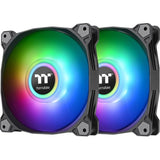 Thermaltake Pure Duo 14 ARGB Sync Radiator Fan (2-Fan Pack)-Black - 2 Pack