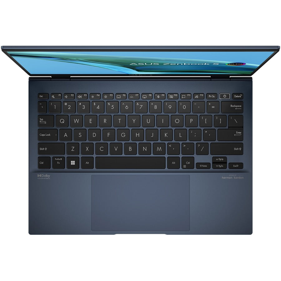 Asus Zenbook S 13 OLED UM5302 UM5302TA-XB76T 13.3" Touchscreen Notebook - 2.8K - 2880 x 1800 - AMD Ryzen 7 6800U Octa-core (8 Core) 2.70 GHz - 16 GB Total RAM - 16 GB On-board Memory - 1 TB SSD - Ponder Blue