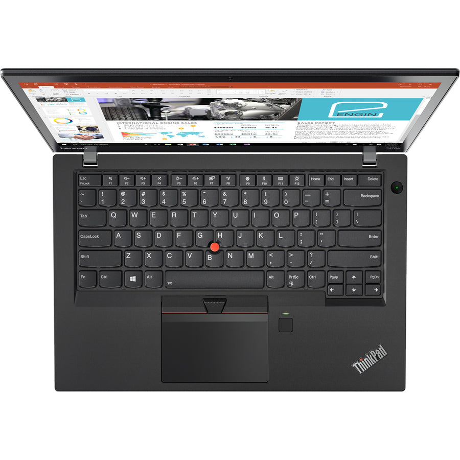 Lenovo ThinkPad T470s 20JTS0AA1Z 14" Notebook - 1920 x 1080 - Intel Core i7 6th Gen i7-6600U Dual-core (2 Core) 2.60 GHz - 12 GB Total RAM - 512 GB SSD - Black