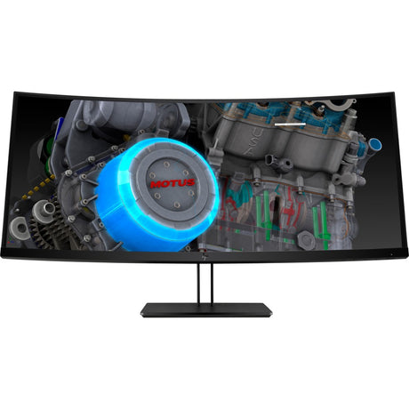 HP Z38c 38" Class UW-QHD+ Curved Screen LCD Monitor - 21:9 - Black