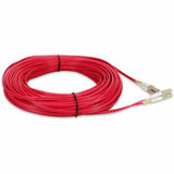 AddOn 15m LC (Male) to LC (Male) Red OM3 Duplex Plenum-Rated Fiber Patch Cable