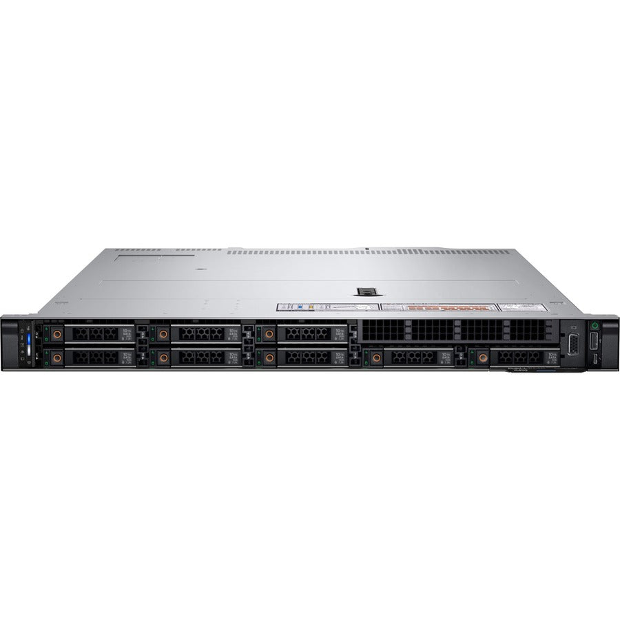 Dell EMC PowerEdge R450 2U Rack-mountable Server - 1 x Intel Xeon Silver 4310 2.10 GHz - 16 GB RAM - 480 GB SSD - (1 x 480GB) SSD Configuration - Serial ATA/600, 12Gb/s SAS Controller