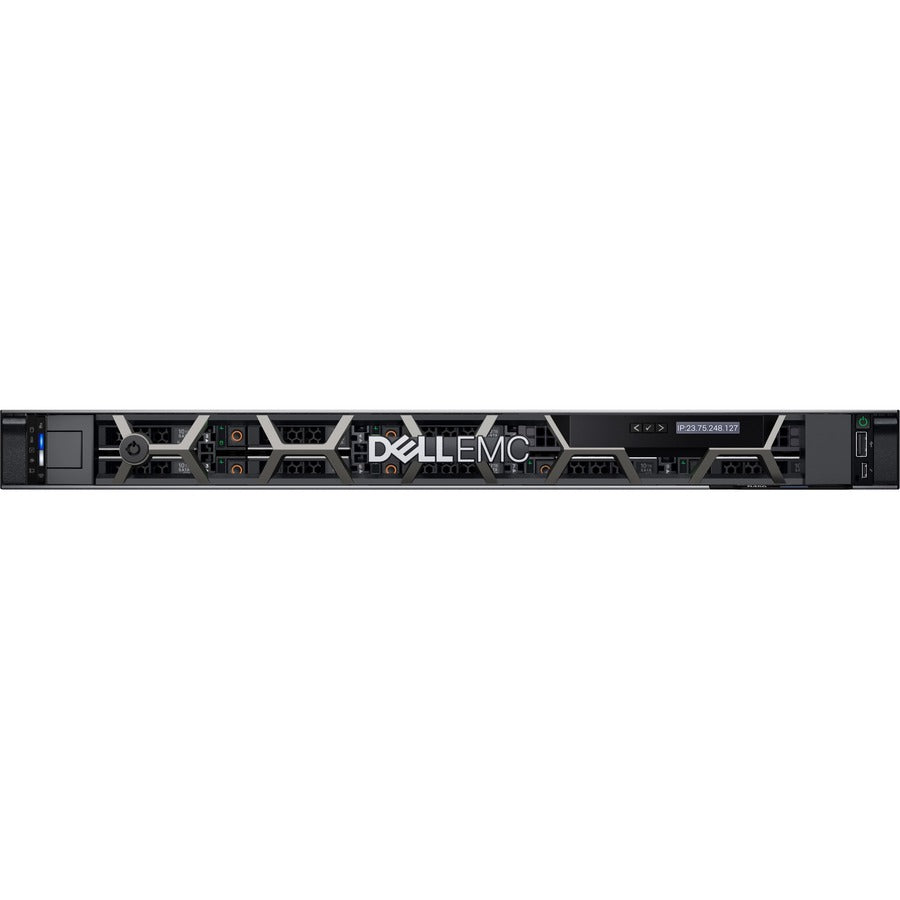 Dell EMC PowerEdge R450 2U Rack-mountable Server - 1 x Intel Xeon Silver 4310 2.10 GHz - 16 GB RAM - 480 GB SSD - (1 x 480GB) SSD Configuration - Serial ATA/600, 12Gb/s SAS Controller