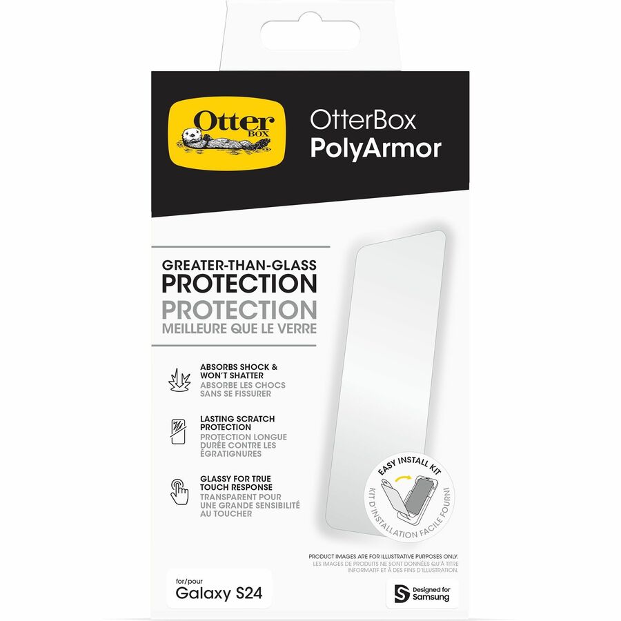 OtterBox Galaxy S24 Screen Protector OtterBox PolyArmor Clear