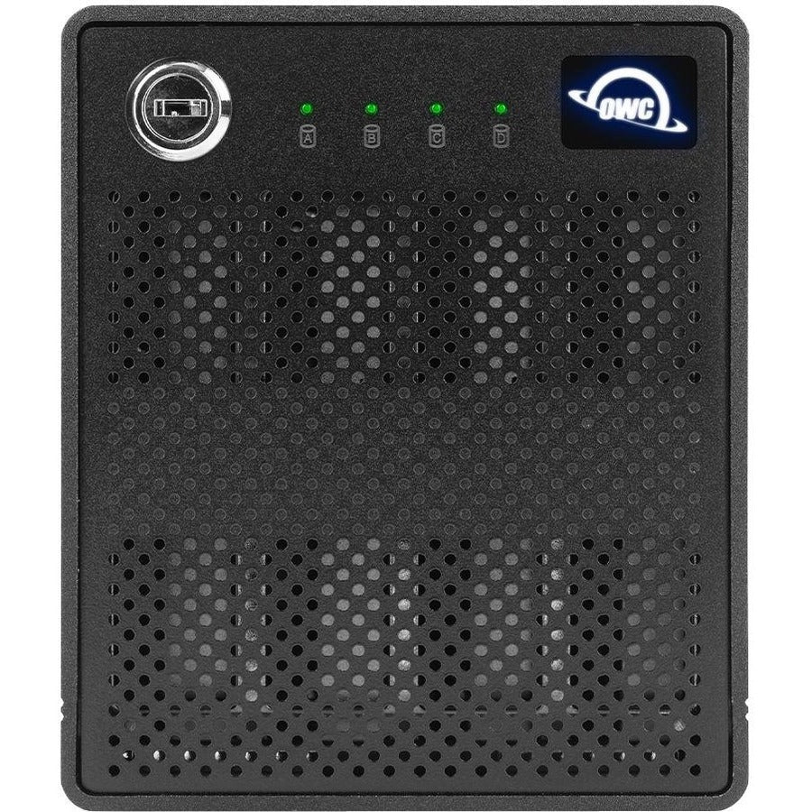 OWC ThunderBay 4 mini Drive Enclosure SATA/600 - Thunderbolt 3 Host Interface Desktop - Black