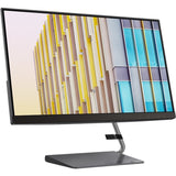 Lenovo Q24h-10 24" Class WQHD LCD Monitor - 16:9 - Gray