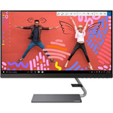 Lenovo Q24h-10 24" Class WQHD LCD Monitor - 16:9 - Gray