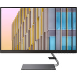 Lenovo Q24h-10 24" Class WQHD LCD Monitor - 16:9 - Gray