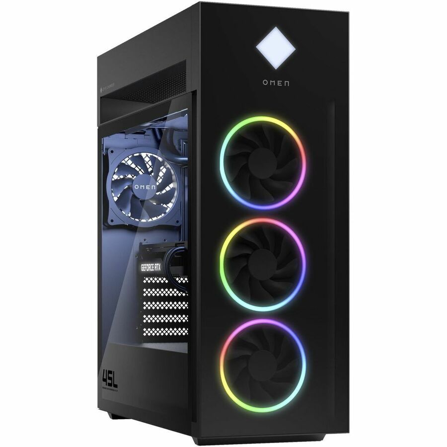 OMEN GT22-2000i GT22-2050 Gaming Desktop Computer - Intel Core i7 14th Gen i7-14700K - 16 GB - 1 TB SSD - Tower - Black, Dark Chrome