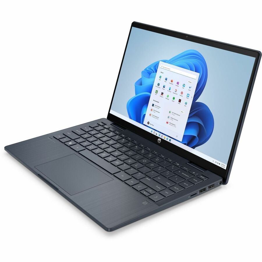 HP Pavilion x360 14-ek1000 14-ek1655nr 14" Touchscreen Convertible 2 in 1 Notebook - Full HD - Intel Core i5 13th Gen i5-1335U - 8 GB - 512 GB SSD - Space Blue, Ash Gray